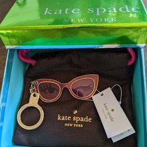 Kate Spade glasses bag charm